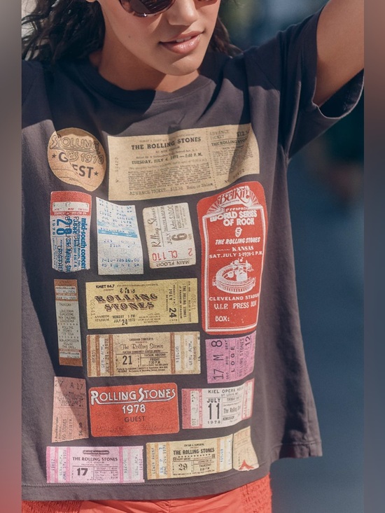 Letluv Tops - LETLUV For Anthropologie  Rolling Stones